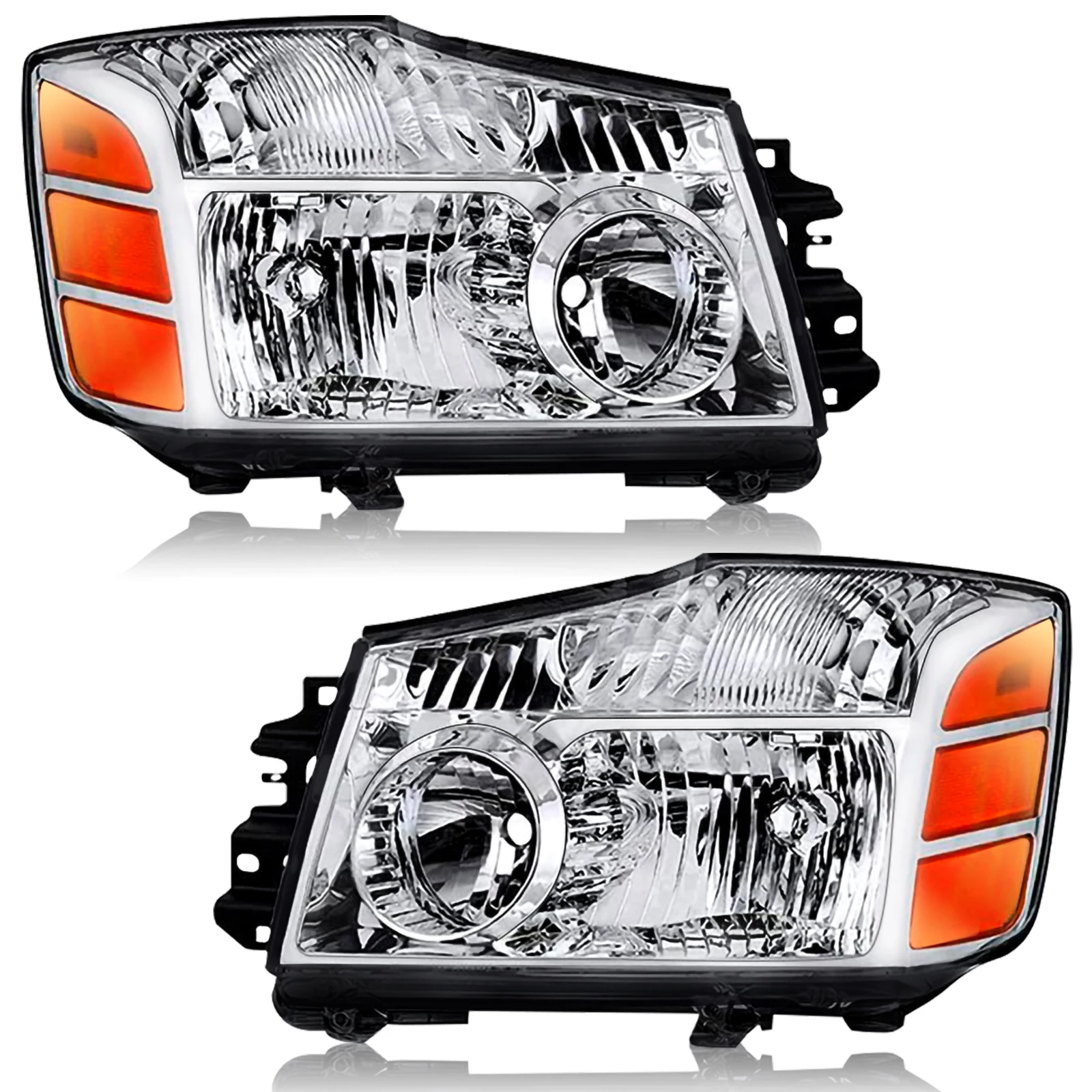 

Галогенные светодиодные фары для автомобильных фар Nissan Titan 2005-2007 Armada-NI 2004-2015 гг. 2502168 NI 2503168 Автозапчасти