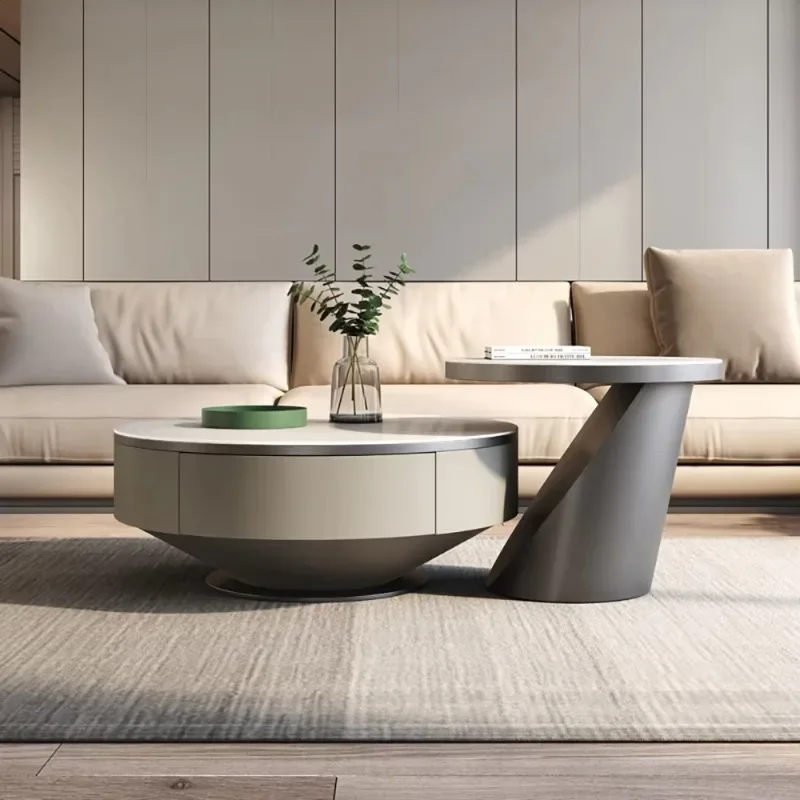 -hhModern Decor Design Coffee Tables Round Luxury Coffee Tables Minimalist Glam Mesa De Centro Sala Living Room Furniture*