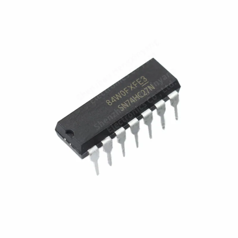 10PCS SN74HC27N package DIP-14 in-line logic integrated circuit