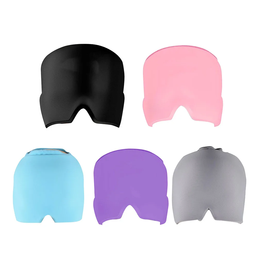 Headache Relief Mask Headache Hat for MigraineTherapy Cap Ice Head Wrap Pack Hot Cold Mask Migraine and Headache Relief Cap