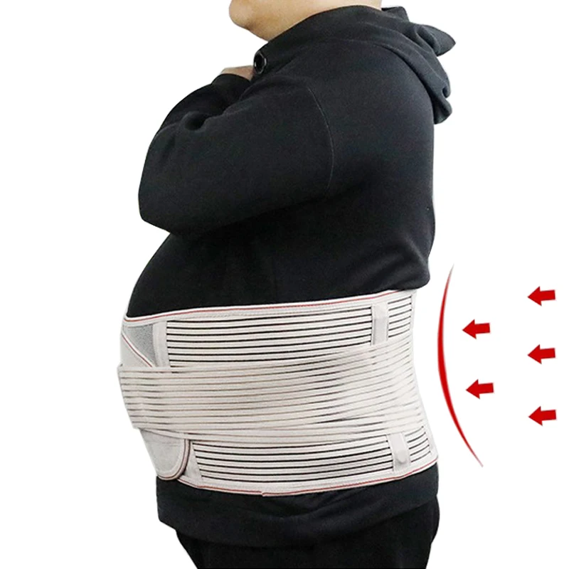 Large Size 4XL 5XL 5 Keel High Elastic Waist Posture Correction Brace Lumbar Disc Herniation Back Pain Supporter Protection Belt