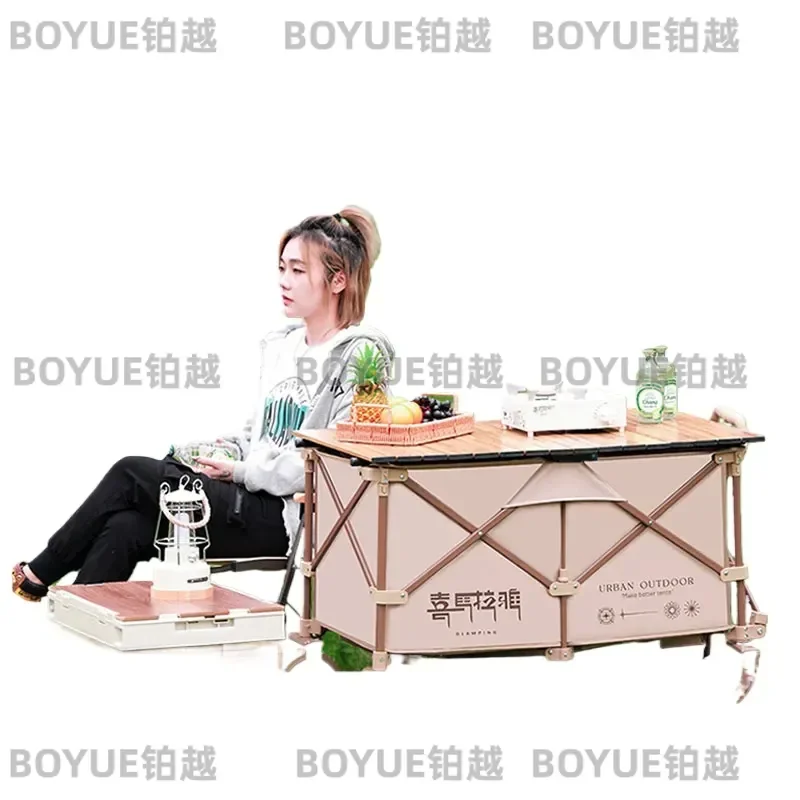 Himalayan gathering camper large stall folding trolley children can lie down outdoors high load-bearing large capacity