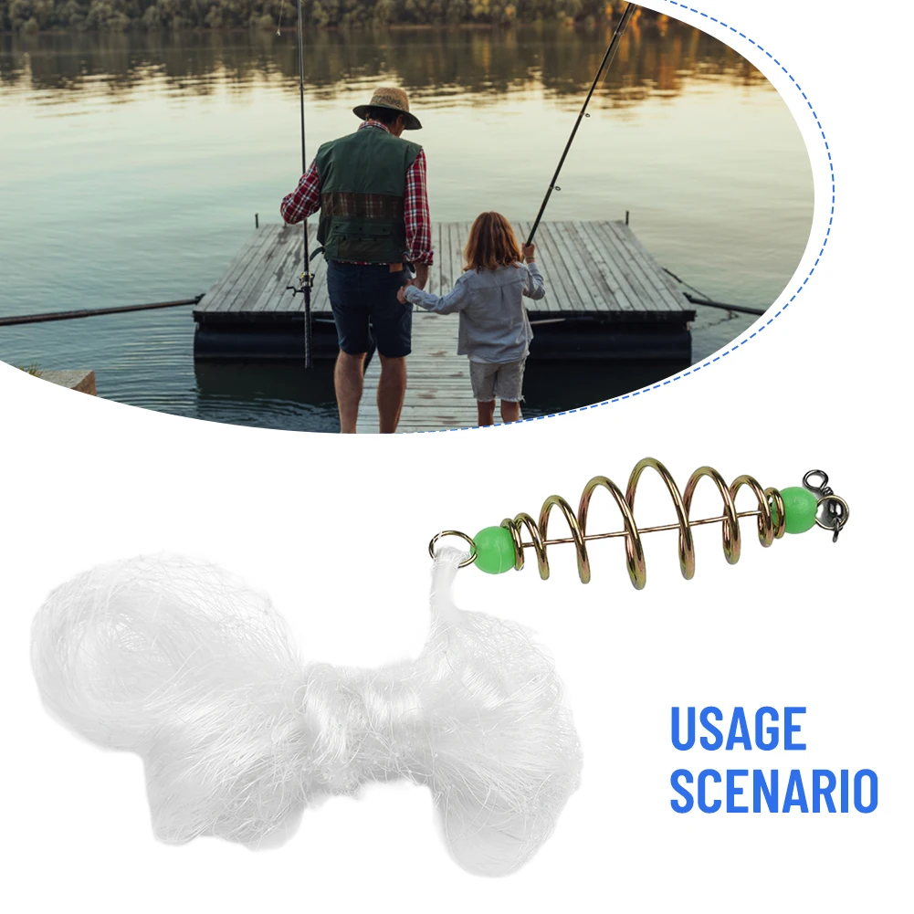 

Mesh Fishing Net Lightweight Multifunctional Overlord Portable Safety Fishing Tying Sticky Net White 5-13 Mesh