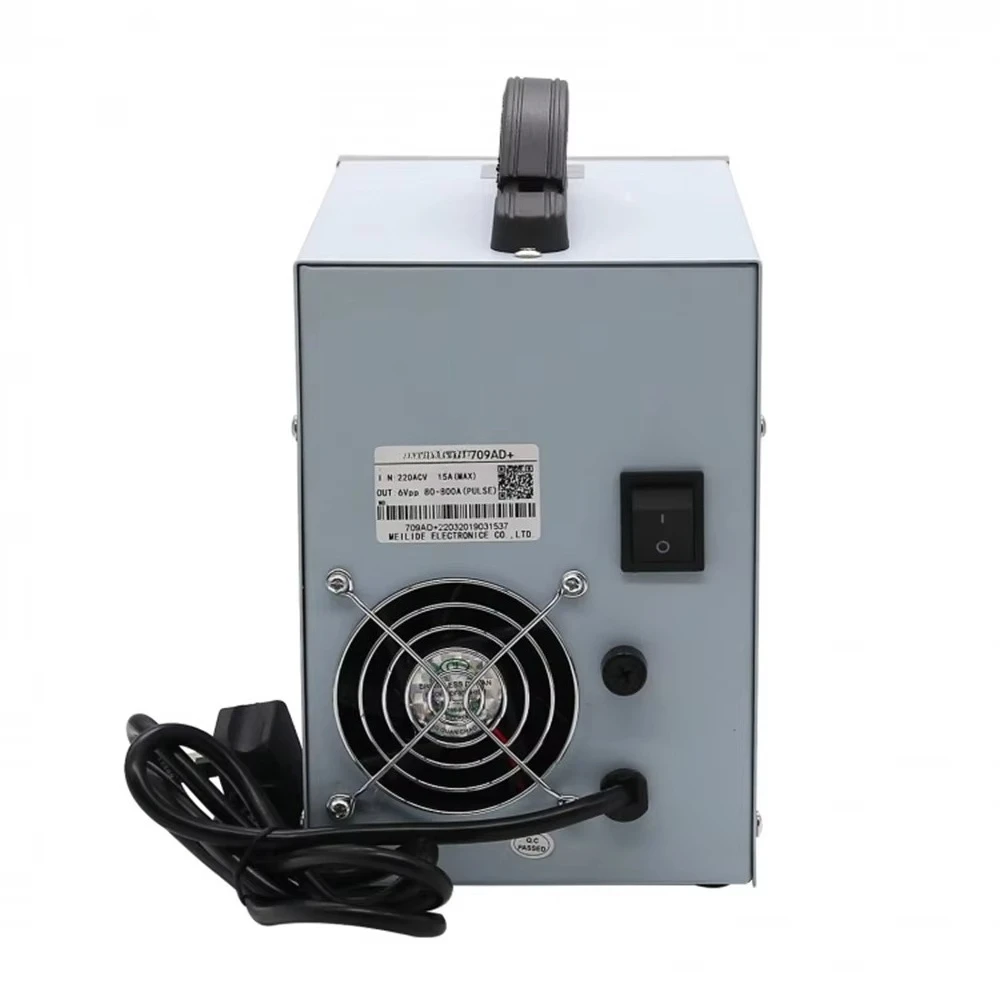 4 في 1 220 فولت 709AD + بطارية نبضية لحام البقعة لآلة لحام حزمة بطارية 18650 مع قلم لحام #4