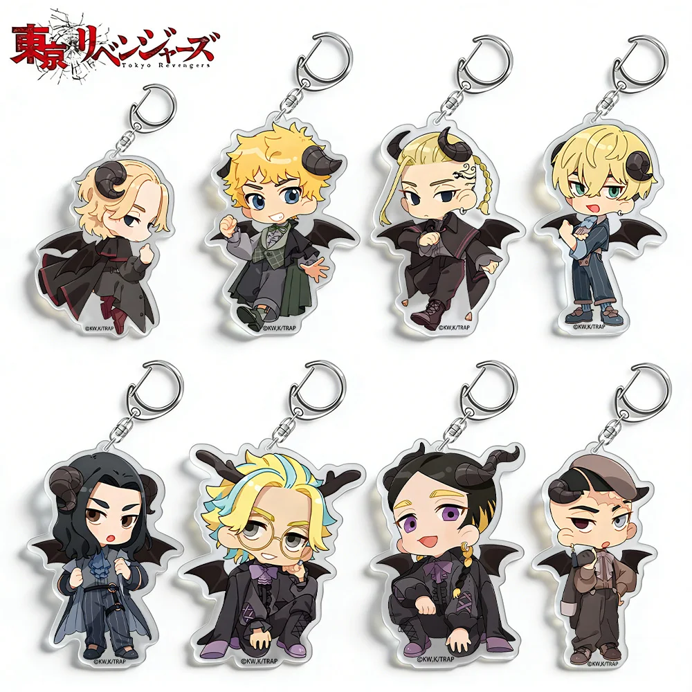 New Tokyo Revengers Devil Manjiro Sano Takemichi Hanagaki Ken Ryuguji Keisuke Baji Seishu Inui Chibi Acrylic keychain Bagpendant