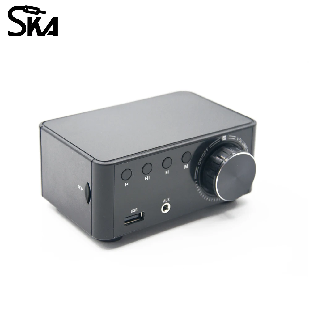 Bluetooth Audio Amplifier 50W 2 Channel Mini Digital Power Amplifiers HiFi Sound Amp Home Sound System for Office Studio House