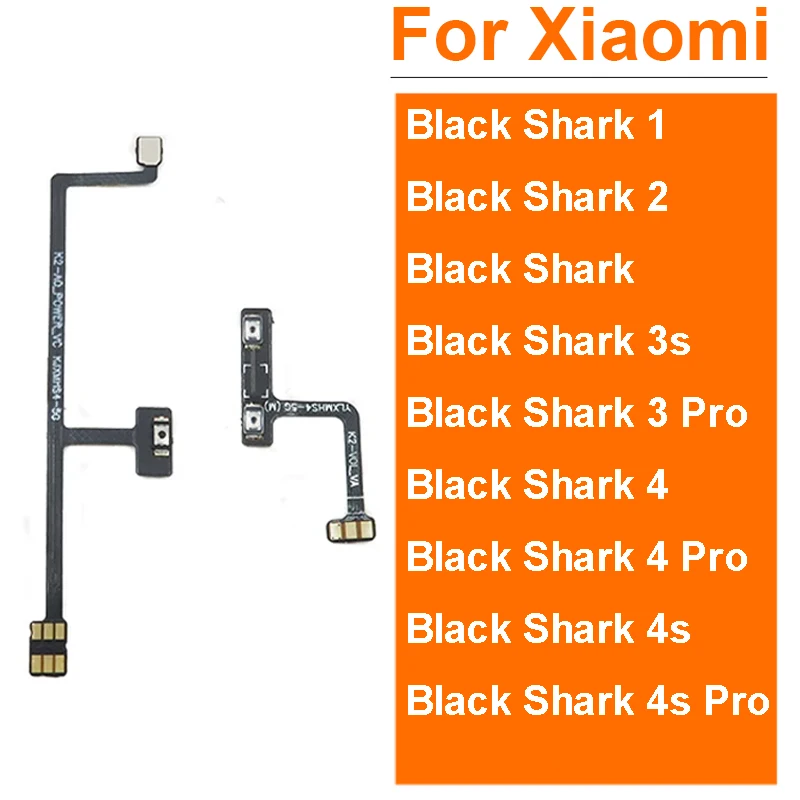 Power Key Volume Control Side Button Flex Cable Ribbon For Xiaomi Black Shark 1 2 3 3S 4 BlackShark 2 3 4 4s Pro Side Key Repair