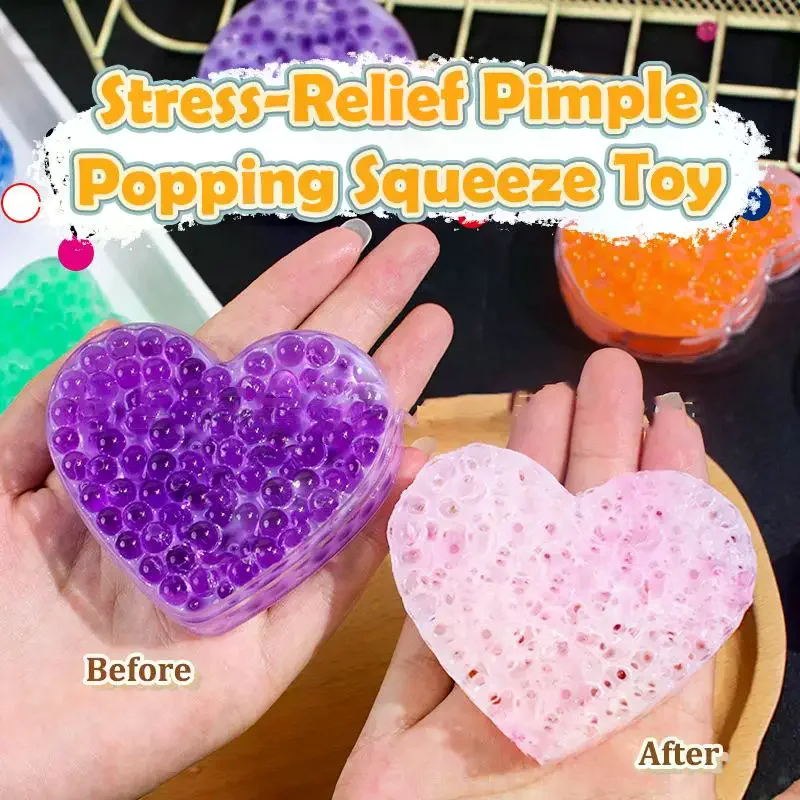 Aléatoire un nouveau bouton d'amour popping pincement Fidget jouet anti-Stress jouet bouton sensoriel presser jouets créatif Anti-pression cadeau
