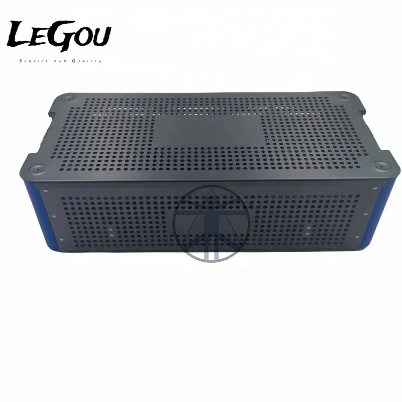 LeGou Professional Orthopedi c 304 boîte de stérilisation en acier inoxydable pour instrument endoscope transforaminal