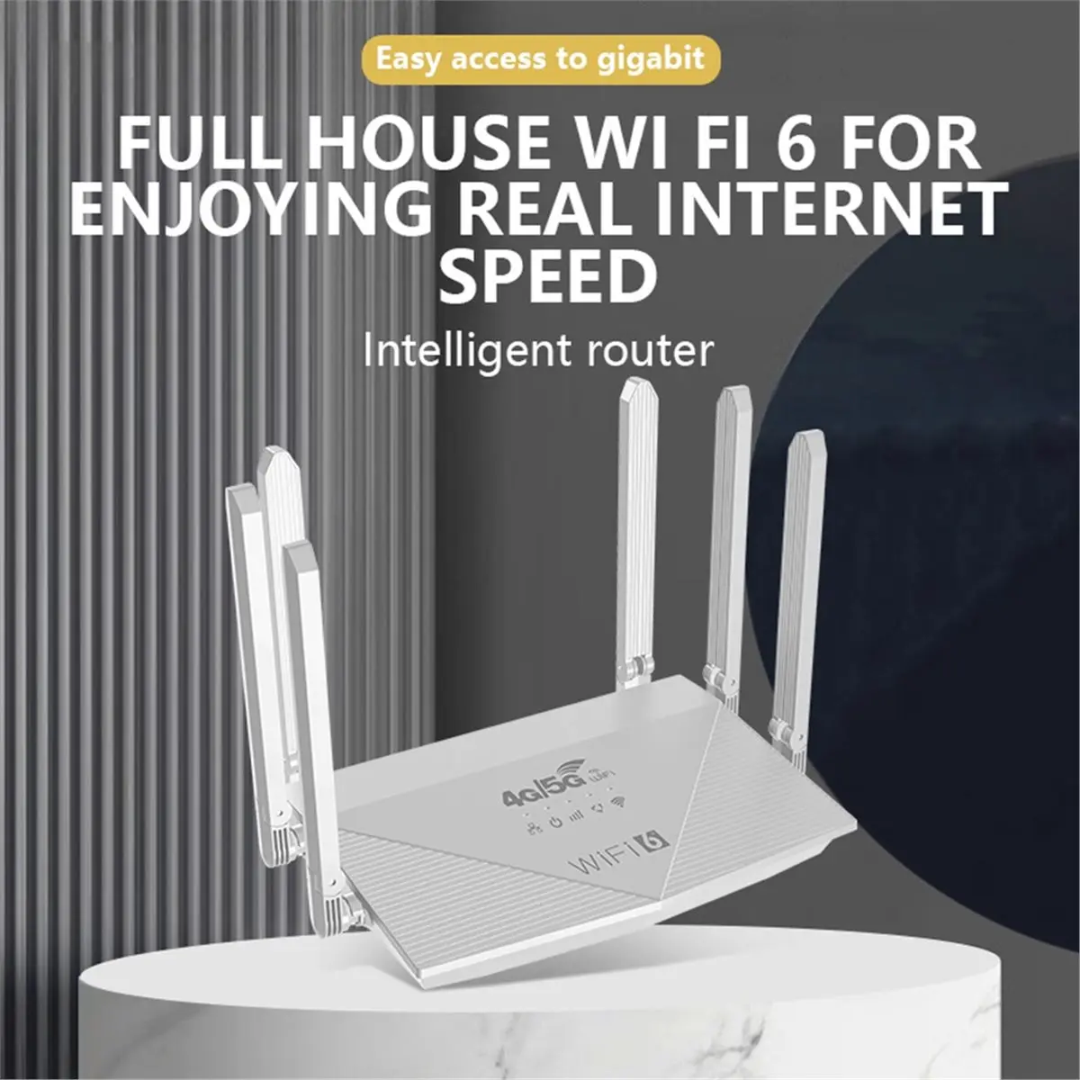 5G 4G LTE WIFI Router 4G LTE WIFI6 Router Signal Booster Hotspot Smoother Wired Connection Eurasian Version