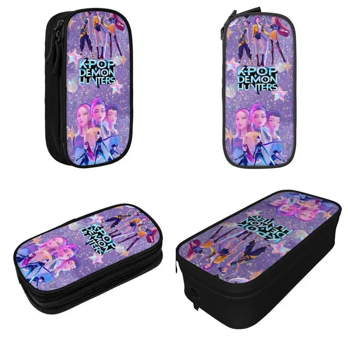 هنتركس زوي رومي ميرا مقلمة KPop شيطان الصيادين pencelcases صندوق القلم لحقيبة الطلاب الطلاب الهدايا المدرسية القرطاسية