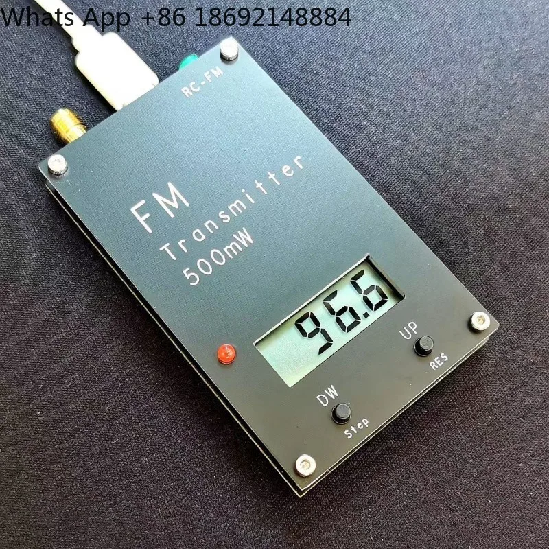 2000M FM transmitter, digital display 0.5W 500mW stereo 76-108M