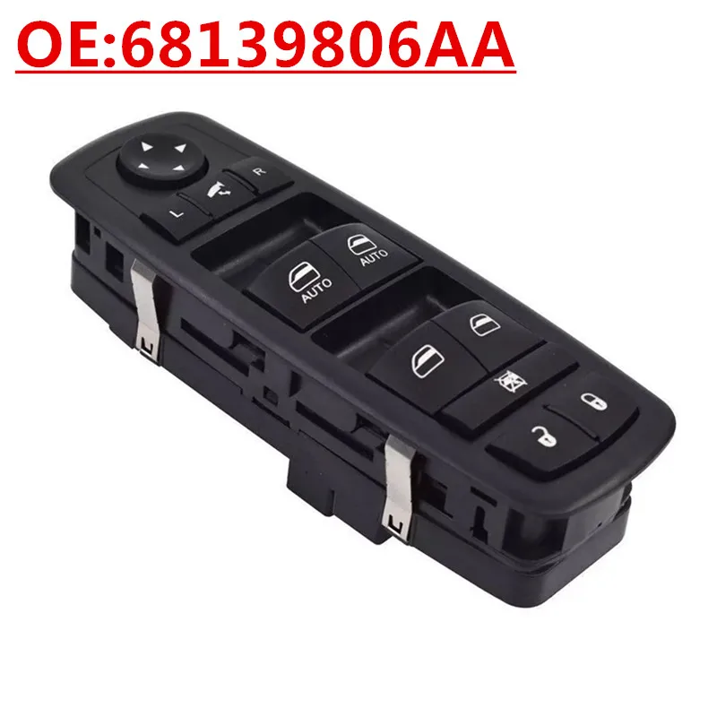 

OE: 68139806AA Подходит для автомобильного переключателя подъема стекла Dodge Chrysler 2013-2018 в сборе