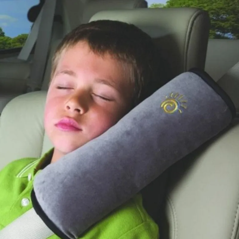 Side Sleeper Pillow 28*9*8cm Kids Safety Protect Neck Shoulder Pad Seat Belt Cushion In Car For Children Adult Pillow