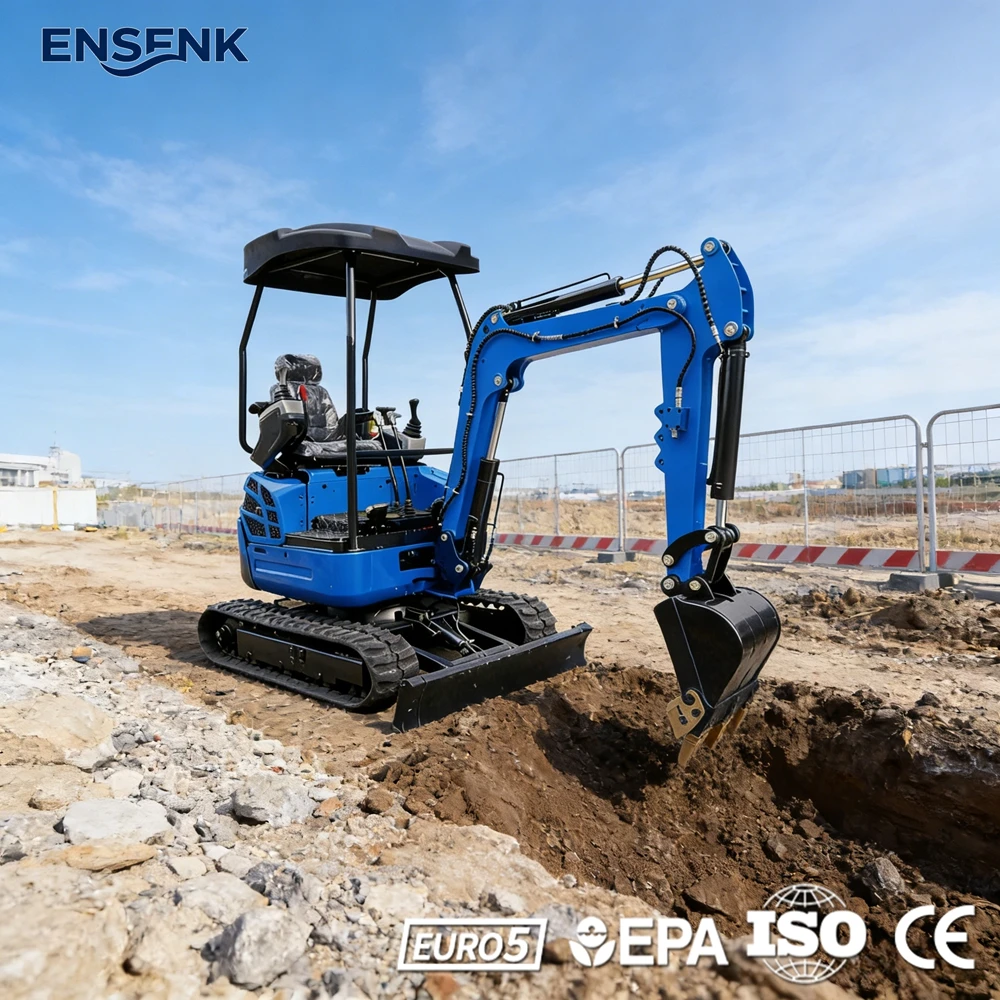 

Mini Excavator 1.0Ton 1.7Ton Construction 1.8Ton 2.0Ton Kubota Engine EPA Euro 5 CE Construction Tools Digger Fast Delivery
