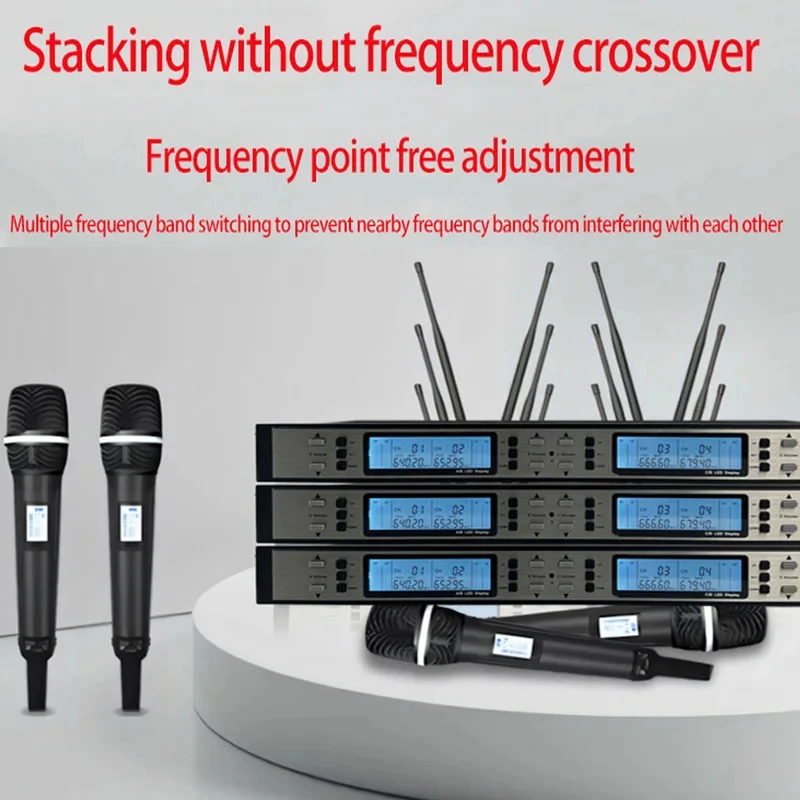 Picture 3: SKM9900 Wireless Microphone System UHF Professional Wireless Dynamic Microphone Karaoke Stage Performance Handheld Microphone