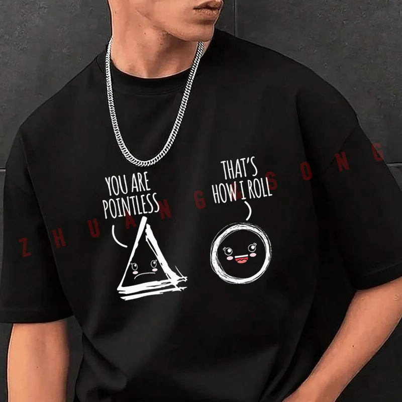 

Футболка You Are Pointless Thats, мужская, черная, новая, в стиле хип-хоп, с круглым вырезом, повседневная футболка