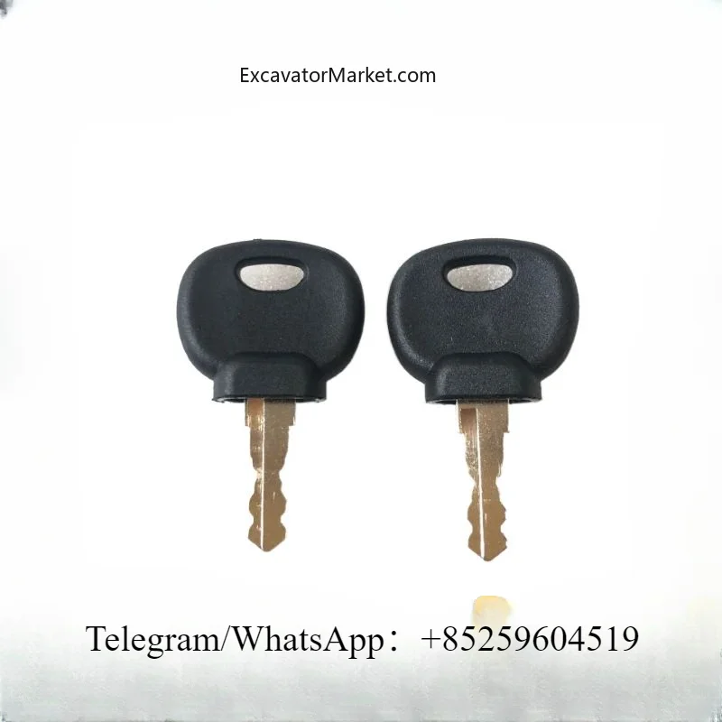 Excavator Parts For 2pcs 14607 Key 14707 Ignition Key For Bomag Jcb Hatz Manitou Tractor Excavator Heavy Equipment