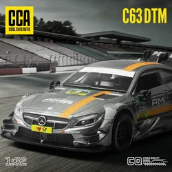 1:32 Mercedes-Benz C63 DTM Rally Car Alloy Car Die Cast Toy Car Model Sound and Light Children's Toy Collectibles Birthday gift