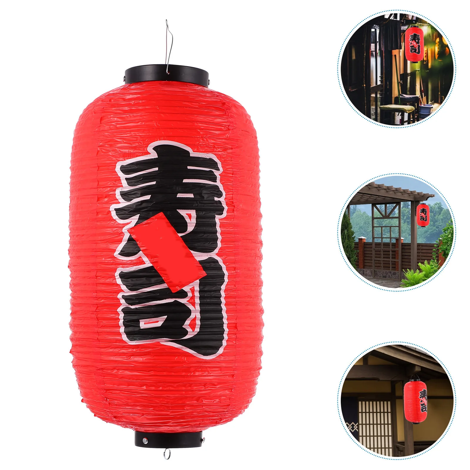 

Waterproof Red Sushi Lantern Japanese Style PVC Hanging Decorative Home Restaurant Festive Atmosphere Plastic Pendant Lamp