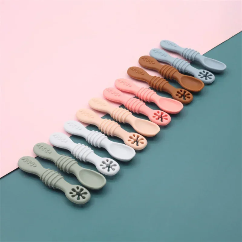 Силиконовая ложка для риса для кормления ребенка