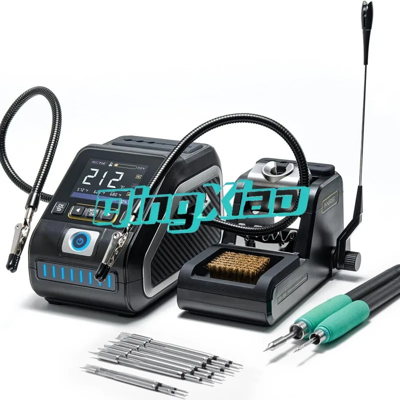 Digital Soldering Station Kit 200W Intelligent Constant  Temperature Smart Soldering  Station With Accessory  Tools Professional