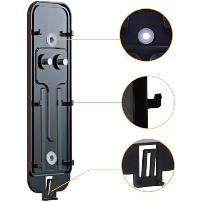 Remplacement de plaque arrière de sonnette de porte, pièce de plaque arrière pour sonnette vidéo, accessoire de montage, 3 pièces