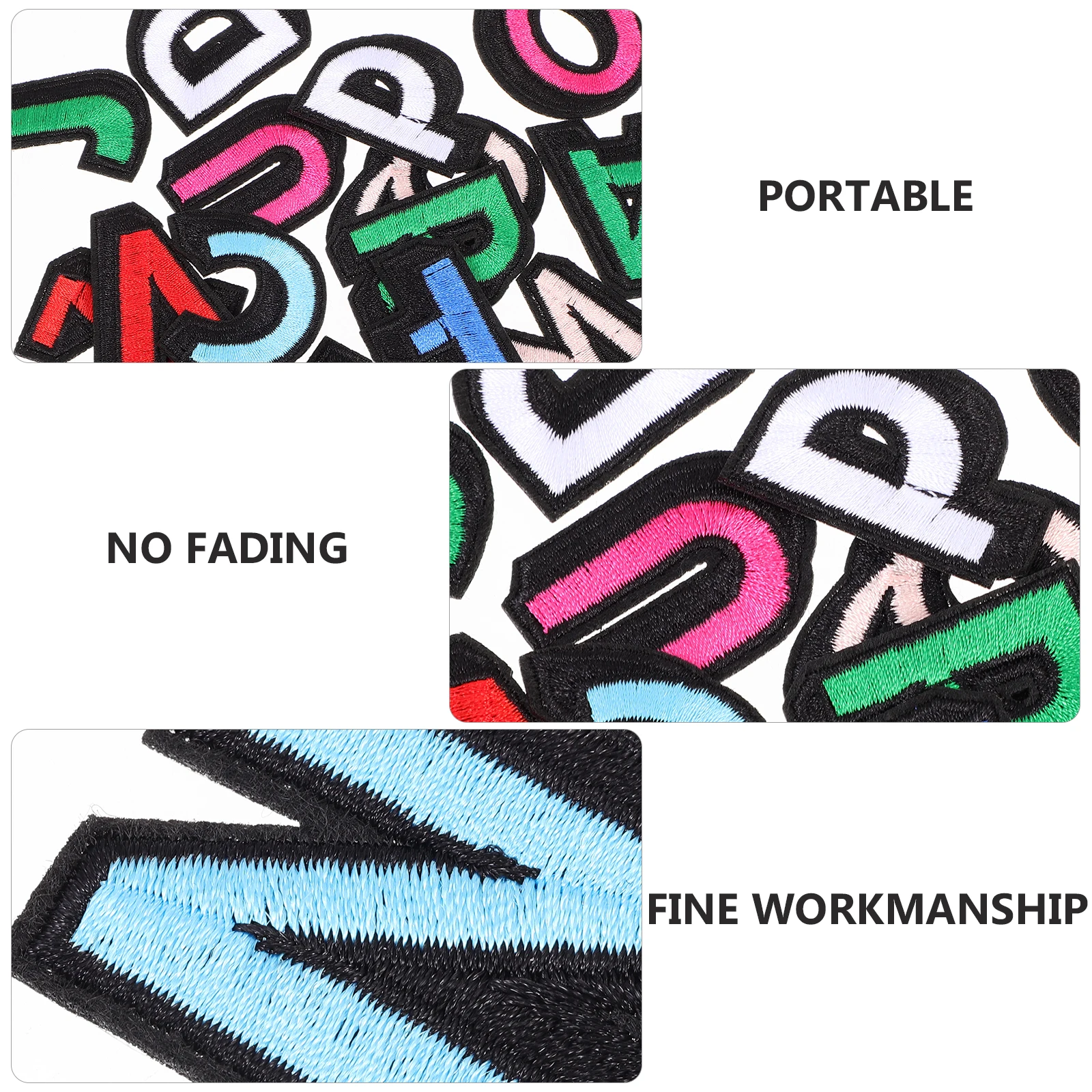 

26pcs Iron On Letters Alphabet Letter Patches Clothes Decors For Dresses Skirts Hats Shoes Diy Sewing Accessories Adorable