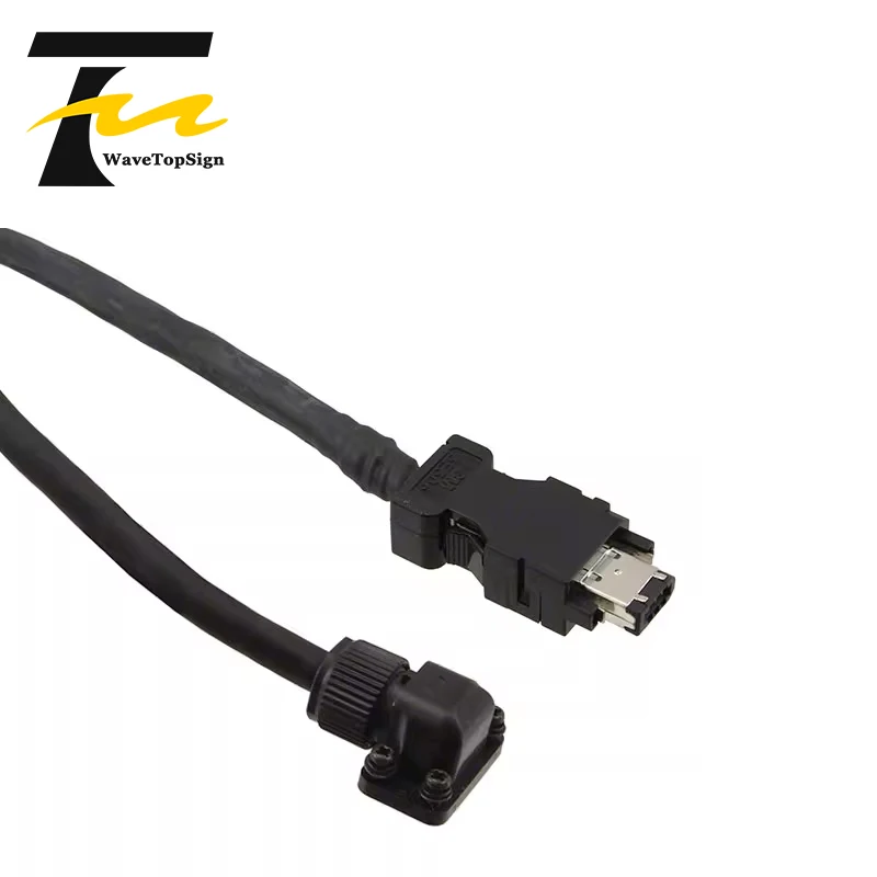 WaveTopSign Cable de alimentación para servomotor, Cable codificador MFMCA0030NJD, MFMCA0050NJD, MFECA0030MJD, MFECA0050MJD para Panasonic A5, A6