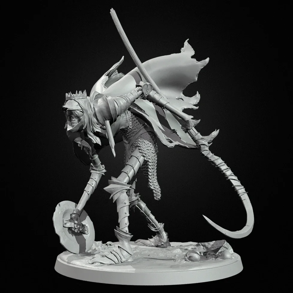 ارتفاع الرجل 40 مم 55 مم 75 مم أطقم نماذج من الراتنج عديمة اللون ومجمَّعة ذاتيًا (طباعة ثلاثية الأبعاد) TD-7311/3D #4