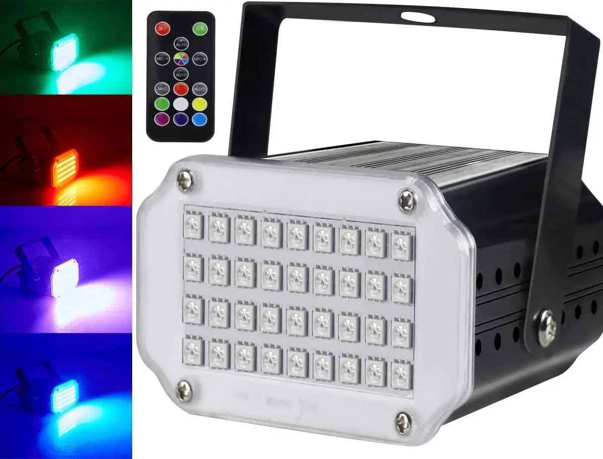 

DJ Disco KTV Bars Lights Strobe Lights Stage Light 36 LED Mini Disco LIghts Flash Strobe Lighting