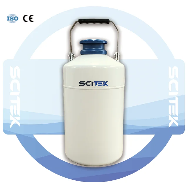 

SCITEK Liquid Nitrogen Dry Shipper Tank 1.3l Vapor cryogenic storage Liquid Nitrogen Tank