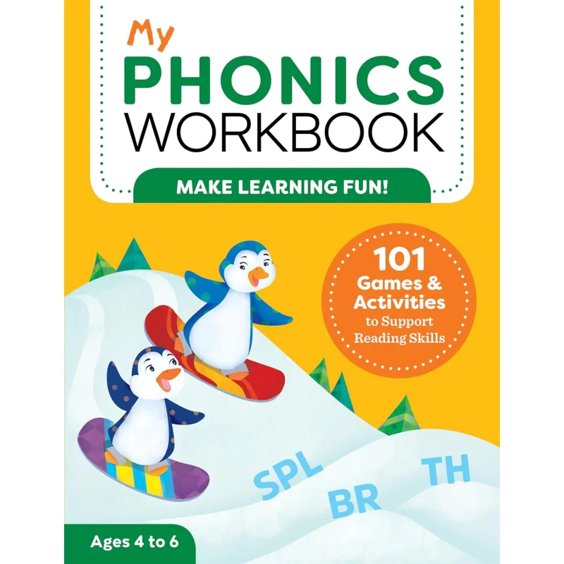 My Phonics Workbook 101 Games And Activities To Support Reading Skills Brainard Laurin Callisto 9781641524414 Book