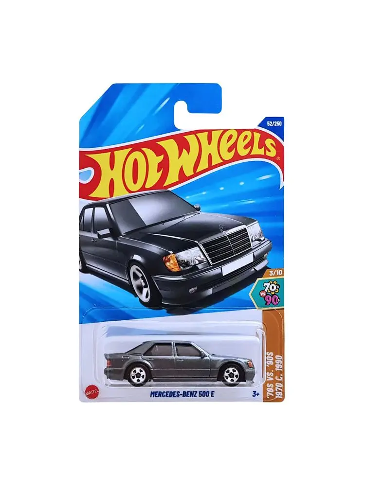 

2025-52 Hot Wheels Cars Mercedes-Benz 500E 1/64 Коллекция металлических литых моделей игрушечных транспортных средств