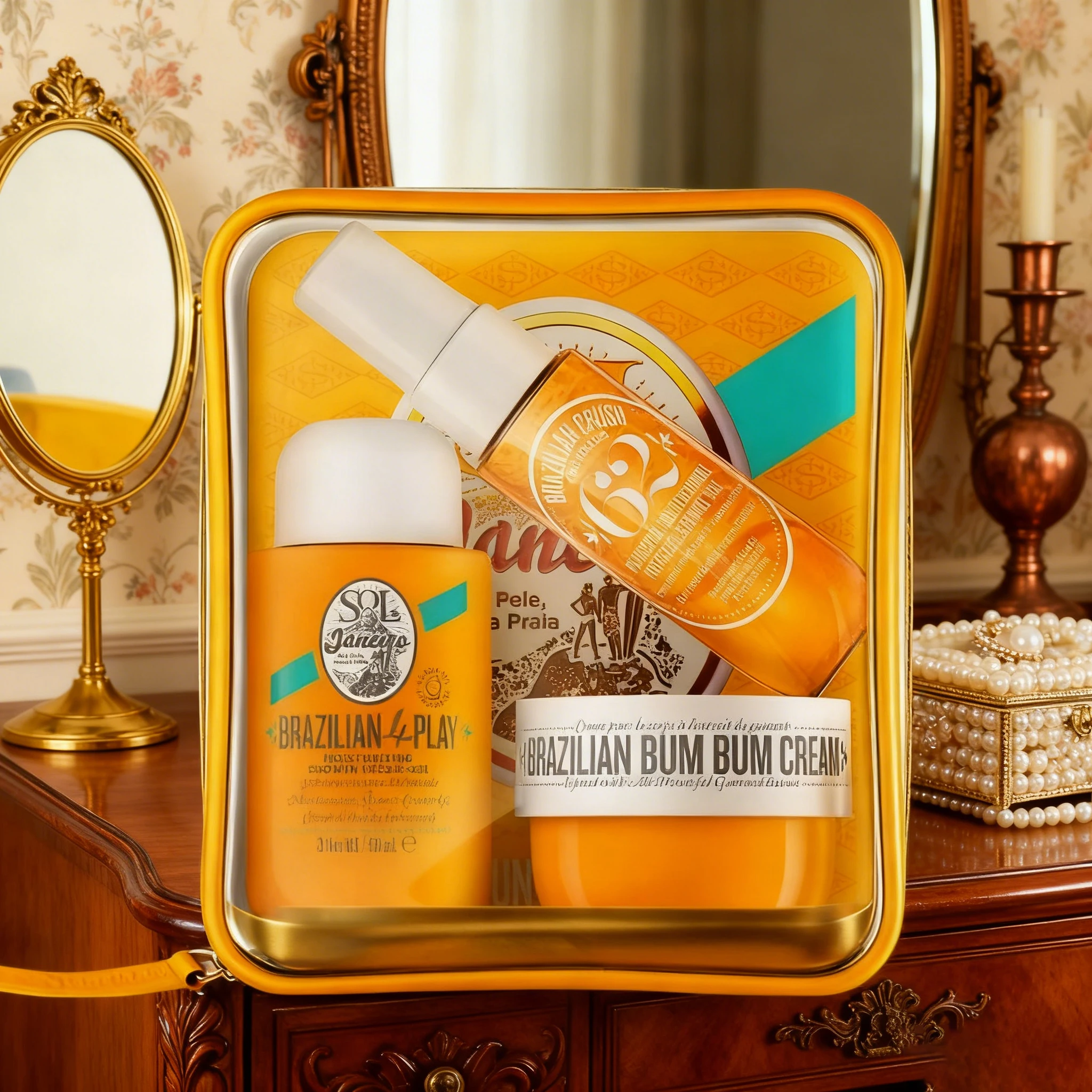 SOL DE JANEIRO Jet Travel Kit، عطر يدوم طويلاً، مناسب للاستخدام اليومي