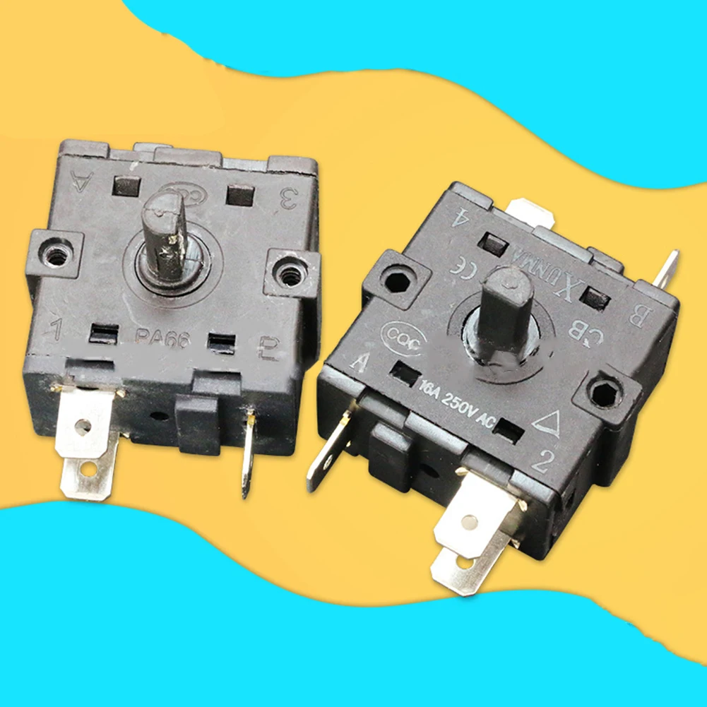 3-pin Switch Gear Adjustment Switch Fan Heater Compatible Metal Material Timer Switch For Electric Stoves For Electric Heaters