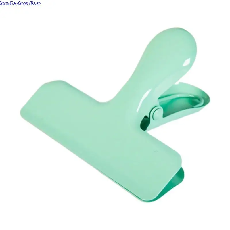 D0UA Colorful Clip Large Metal Paper Clamp Stainless Steel Clip for Offfice