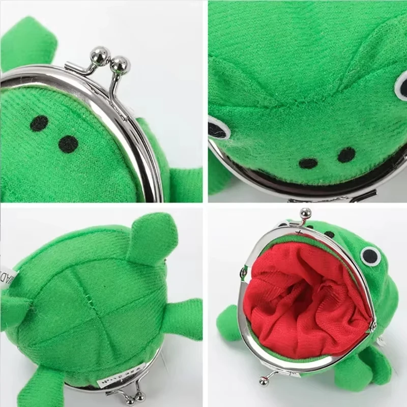 Cute Plush Frog Coin Purse Anime Naruto Themed Wallet A Ninja-Themed Party Gift Storage Bag/Club Holder