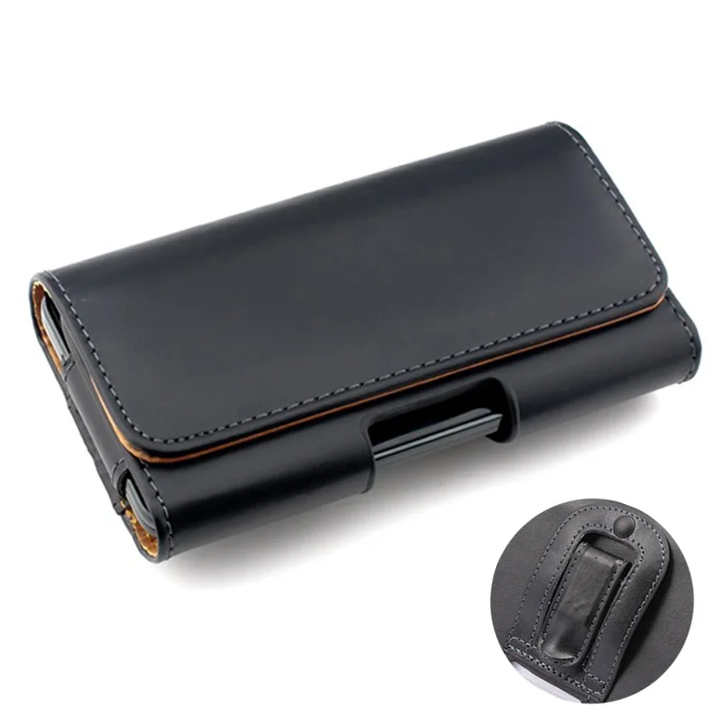 

Luxury Leather Phone Waist Case Belt Clip Universal Phone Bag For Xiaomi Redmi Note 12 Pro 11 11s 10 Case 5-6.7" Leather Case