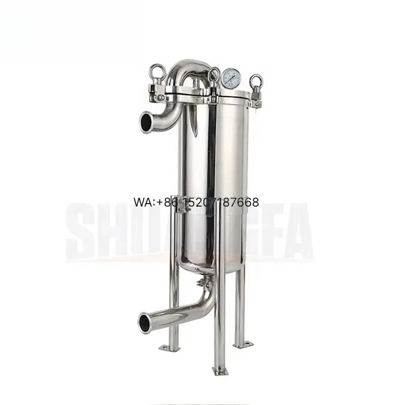 Wmwmnu for Small SS304 SS316L Single Bag Filter Housing for Juice Filtering