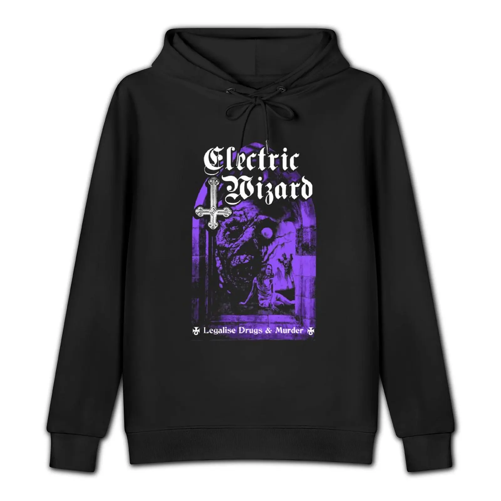 Electric Wizard - Legalise it Pullover Hoodie korean style clothes men's clothes men's coat streetwear men new in hoodies