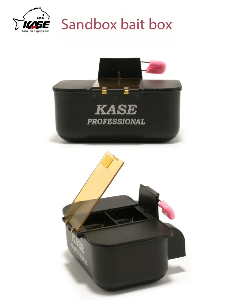 Kase Pin Bait Box, Rock Sea Fishing Bait Storage Parts Accessories Antarctic Shrimp Live Sandworm Equipment Fishing Gear