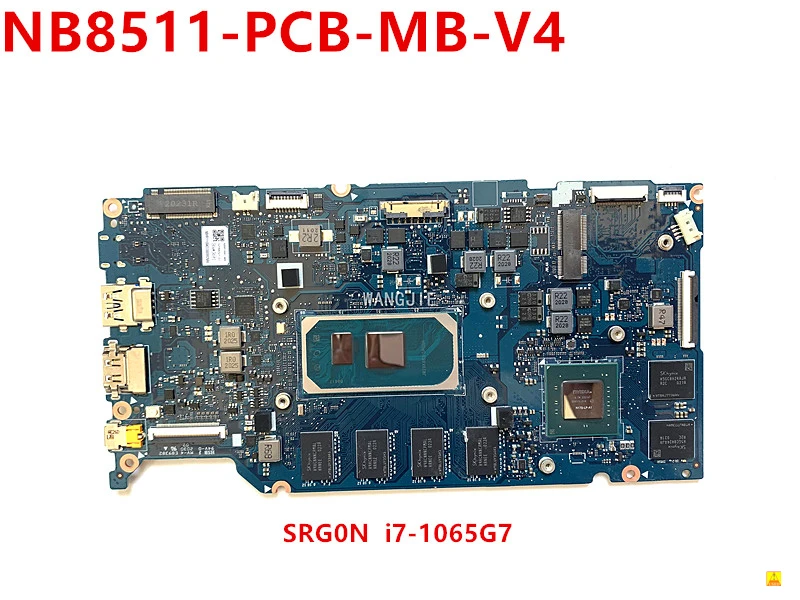 For Acer Swift SF314-57 SF314-57G Mainboard NB8511-PCB-MB-V4 Used Motherboard NB8511-PCB-MB-V4  i7-1065G7 16G RAM NBHR111004