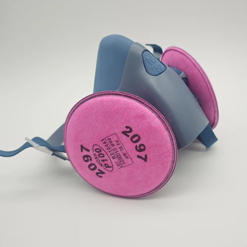 Imagen 2 del producto Máscara de Gas respirador de silicona 7502 con filtro 2097 juego de gafas para pintura en aerosol de polvo formaldehído soldadura molienda carpintería