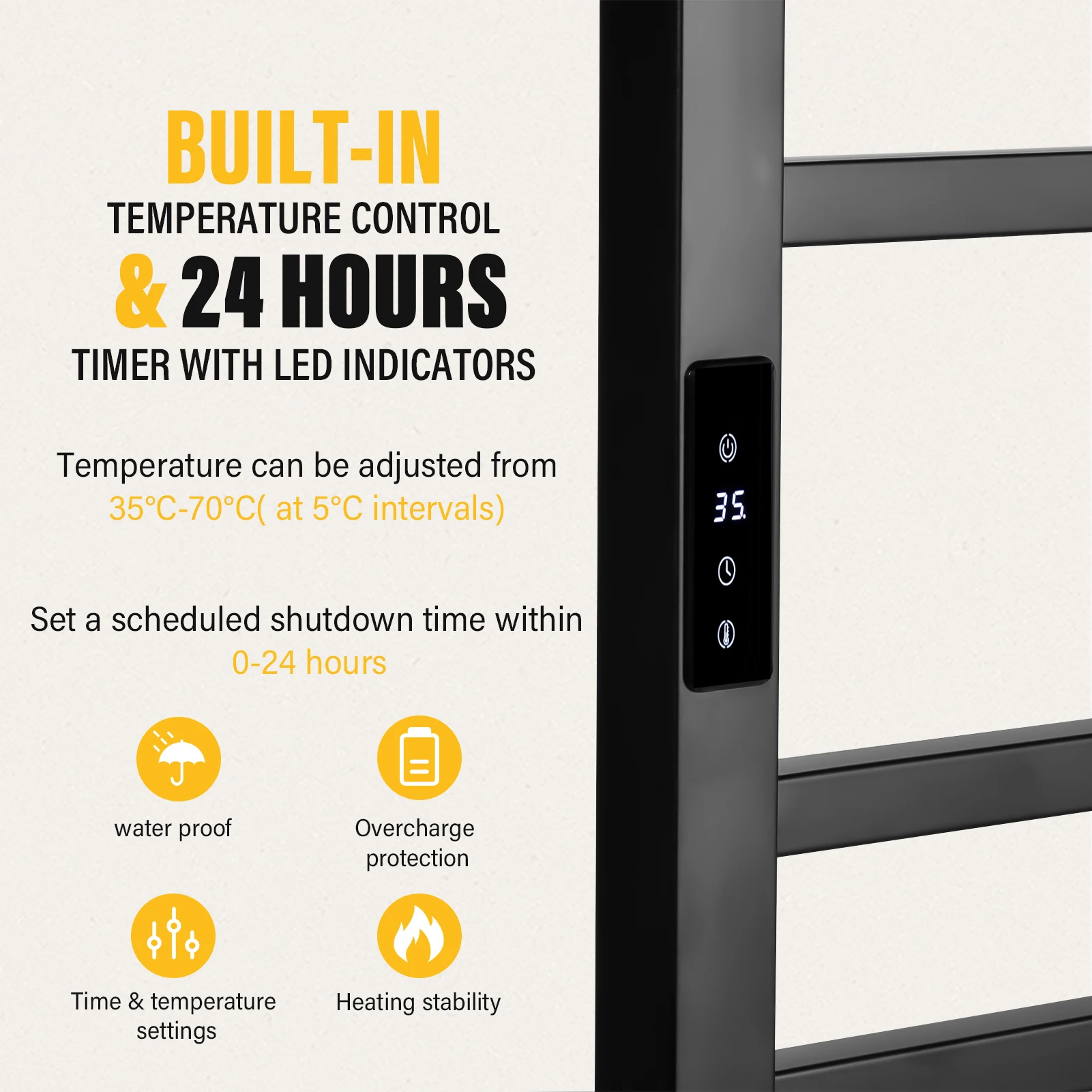 رف منشفة أكثر دفئًا يُثبت على الحائط، رف تدفئة المناشف، رف الحمام، سخان منشفة الحمام للمطبخ، الشقة، صالة الألعاب الرياضية، الفندق، المنزل