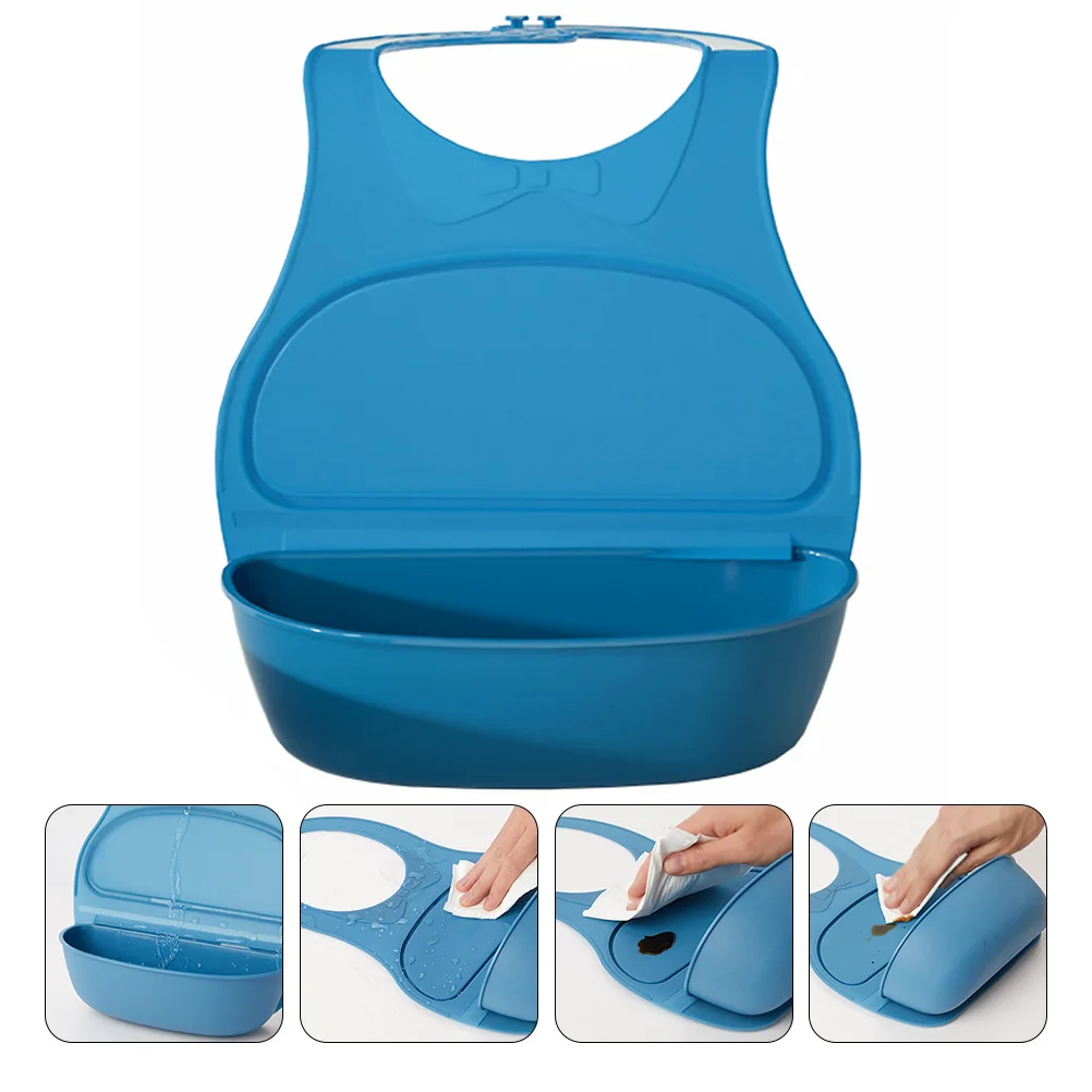 

Waterproof Bib Infant Eating Apron Food Feeding Unisex Silicone Silica Gel Child
