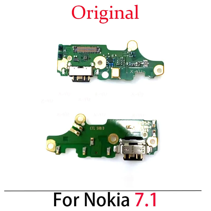 Org For Nokia 7 / 7 Plus / 7.1 / 7.1 Plus USB Charging Port Dock Charge Plug Connector Microphone Board Flex Cable