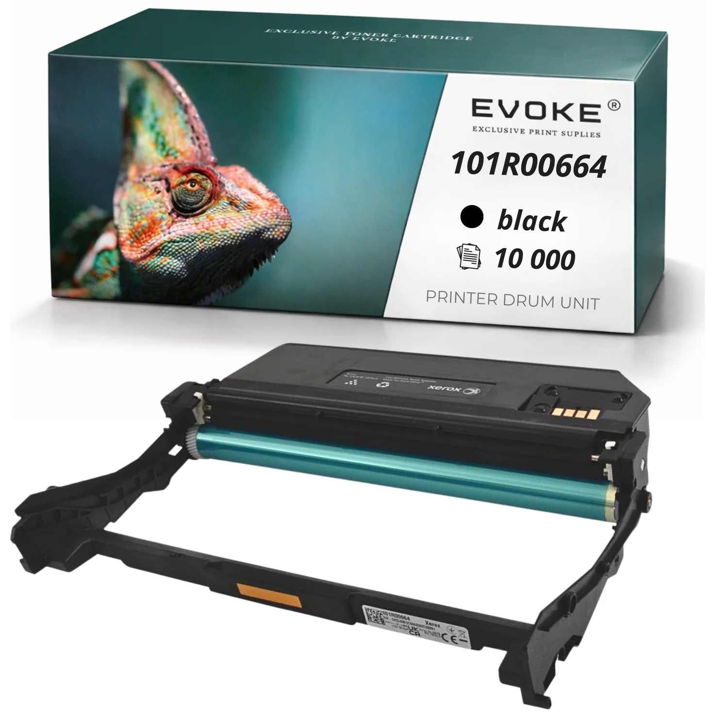 Evoke Compatibele Trommel voor Xerox D210 101R00664 Zwart 10000 Pagina's B205 B215 B210