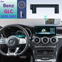 For Mercedes-Benz GLC 2020 2021 Car Phone Holder Screen Fixed Base Car Magnetic 15W Wireless Charging Stand Car MagSafe Supports