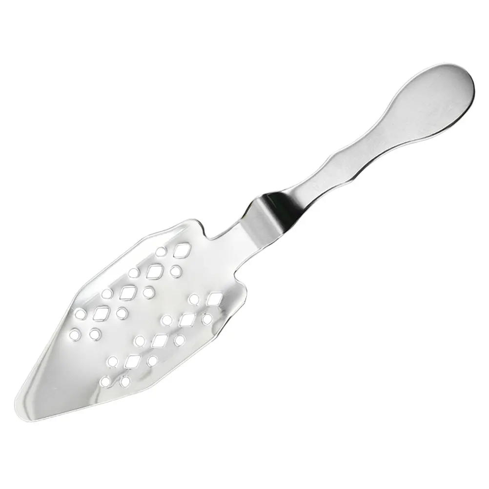 

Stainless Steel Absinthe Spoon for Bar Hollow Out Dripper Cocktail Filter Sugar Cube Strainer Mesh Multi Function Wormwood Tool